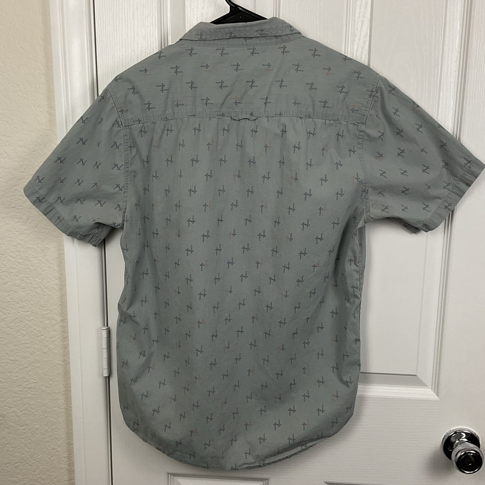 19ninety:one Men’s Button Down Short Sleeve Shirt, Size M - Picture 4 of 8